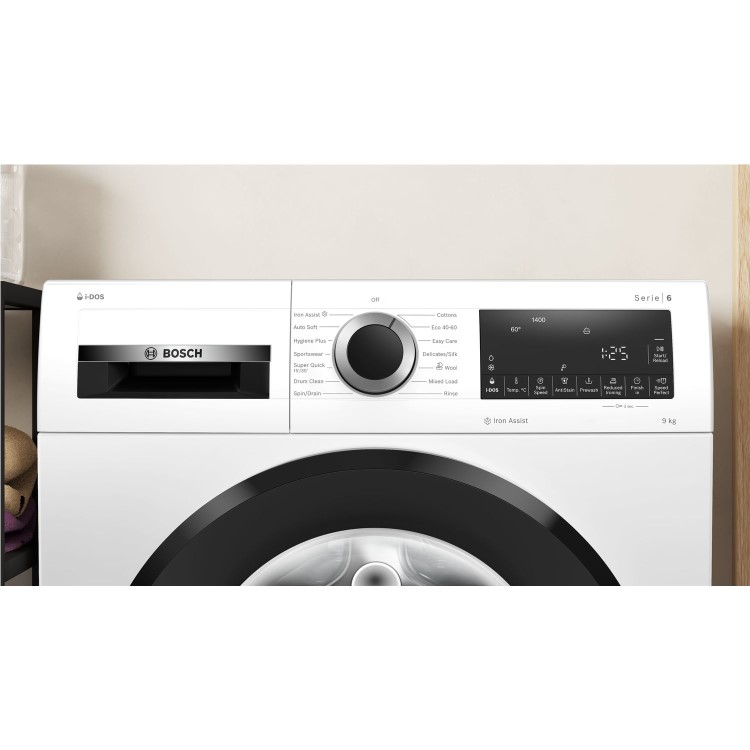 Refurbished Bosch Series 6 WGG244F9GB Freestanding 9KG 1400 Spin Washing Machine White