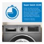 Bosch Series 6 9kg 1400rpm Washing Machine - Grey