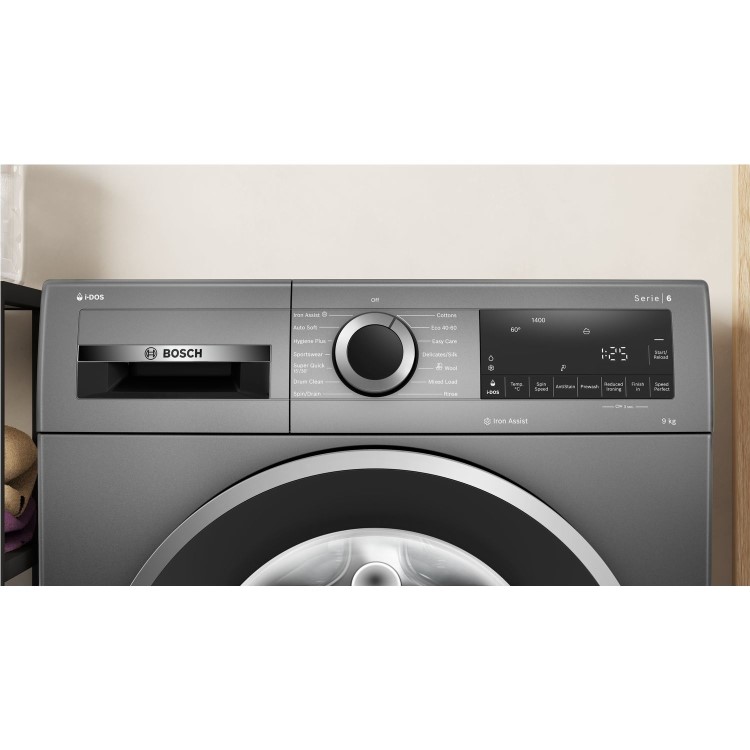 Bosch Series 6 9kg 1400rpm Washing Machine - Grey