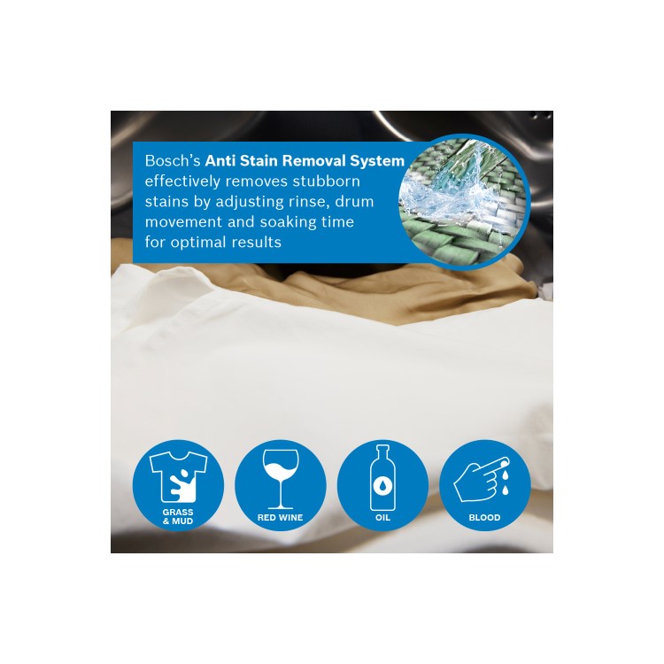 Bosch Series 6 9kg 1400rpm Washing Machine - Graphite