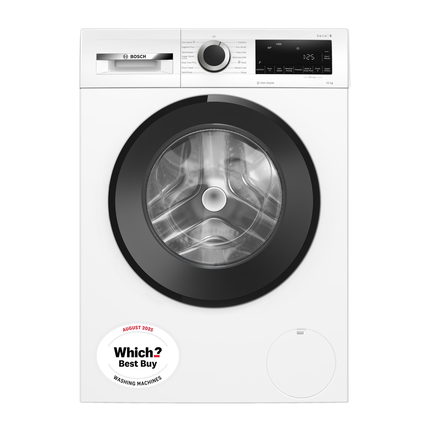 Bosch Series 6 10kg 1400rpm Washing Machine - White