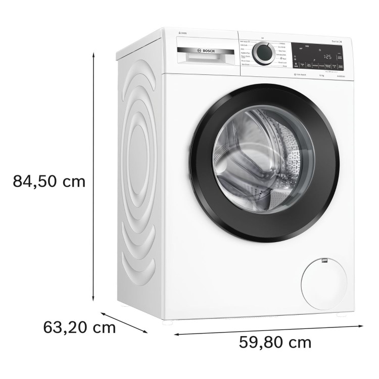 Bosch Series 6 10kg 1400rpm Washing Machine - White