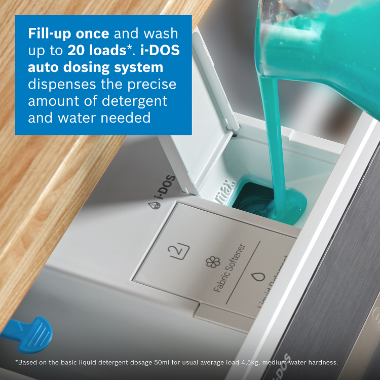 Bosch Series 6 10kg 1400rpm Washing Machine - Graphite - Wi-Fi Connected A-Rated i-DOS