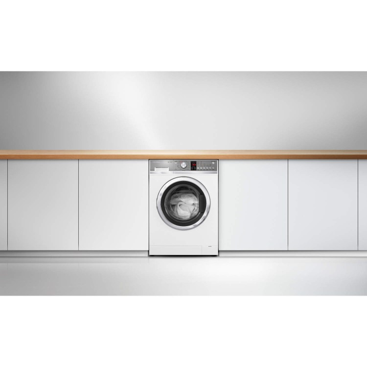 Fisher & Paykel WH8060P1 98121 - 8kg 1400rpm Freestanding Washing Machine White