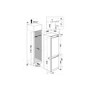 Whirlpool 250 Litre 70/30 Integrated Fridge Freezer