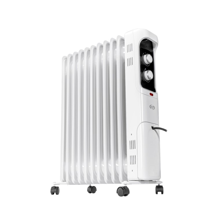 Argo Whisper 2.5 kw Oil Filled Radiator 10 fin with Thermostat