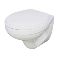 GRADE A1 - Round Wall Hung Toilet with Soft Close Seat GRADE A1 - Round Wall Hung Toilet with Soft Close Seat