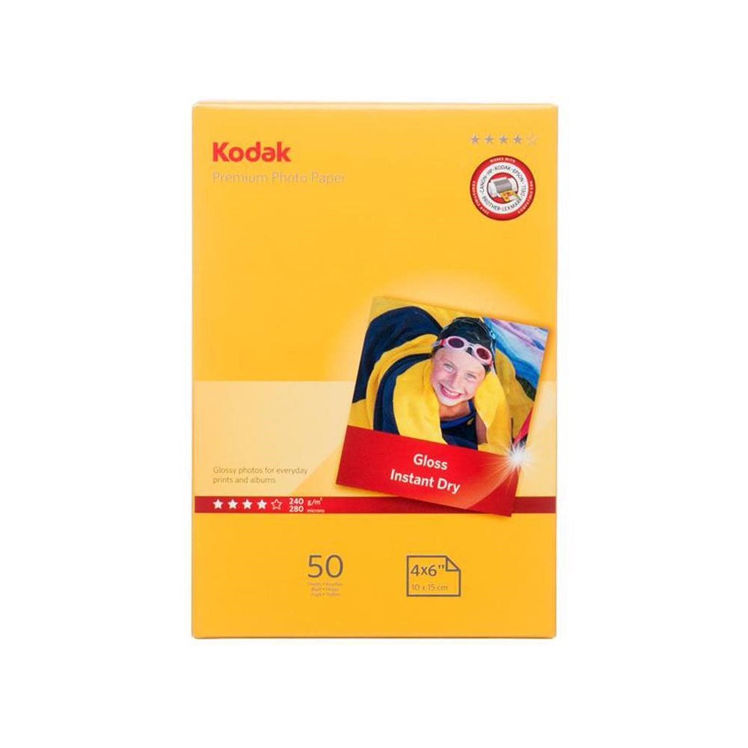 Kodak 6 x 4 (15 x 10cm) Gloss Premium Photo Paper 50 Sheets - Picture 1 of 1