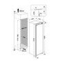 Whirlpool 318 Litre Integrated In-Column Fridge