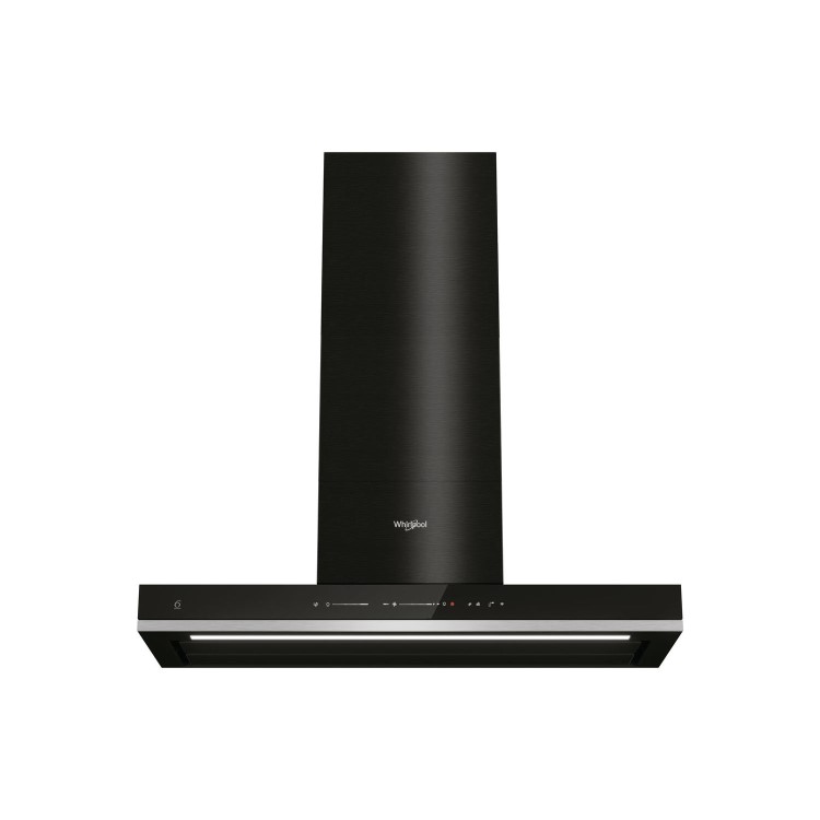 Whirlpool WHSS90FLTCK W Collection Touch Control T-shape Cooker Hood - Black