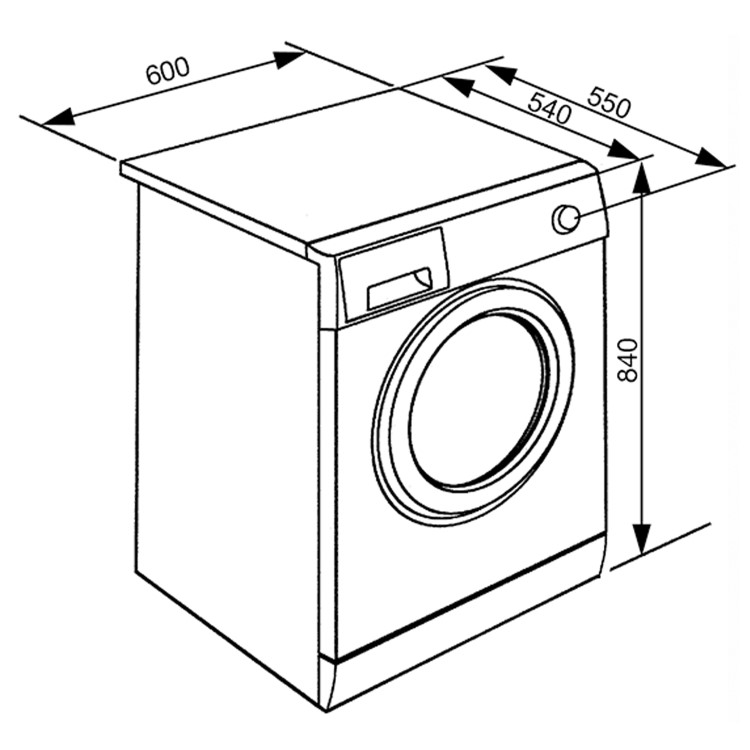 Smeg WHT814LUK 8kg 1400rpm Freestanding Washing Machine - White