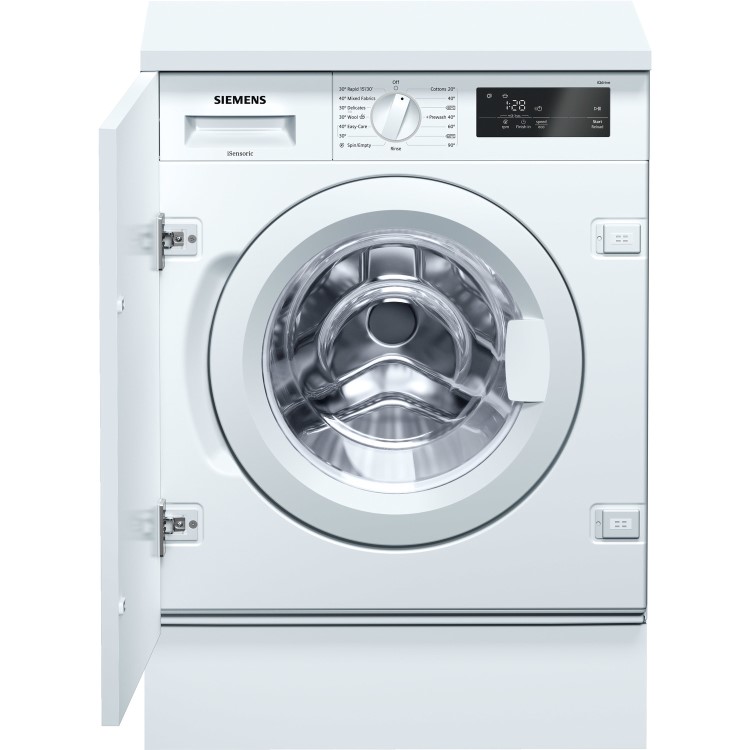 Siemens WI14W300GB iQ500 8kg 1400rpm Integrated Washing Machine -White