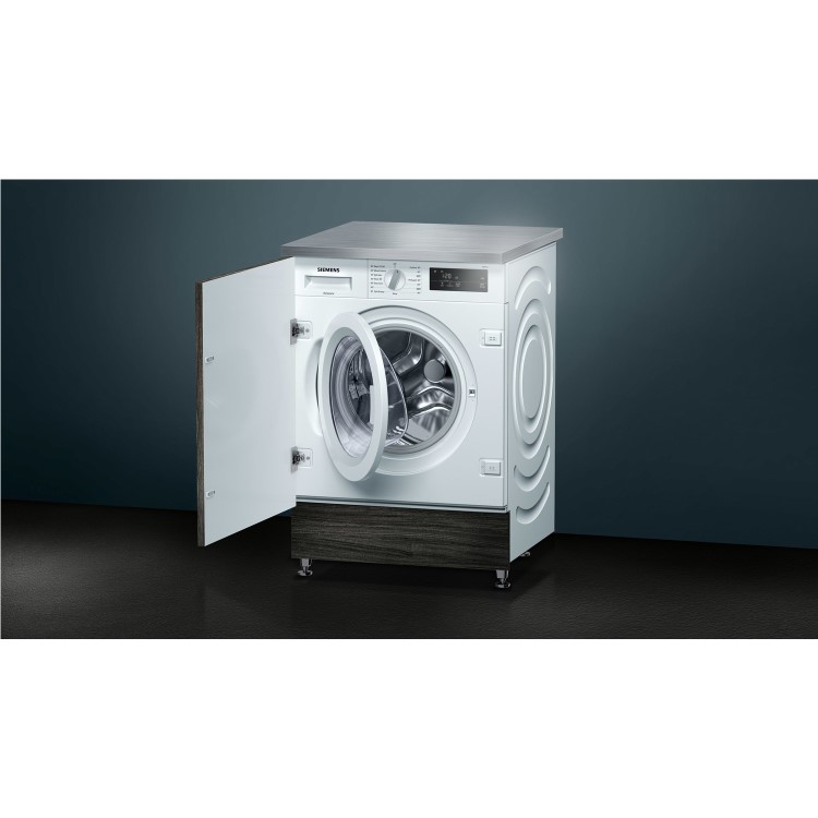 Siemens WI14W300GB iQ500 8kg 1400rpm Integrated Washing Machine -White