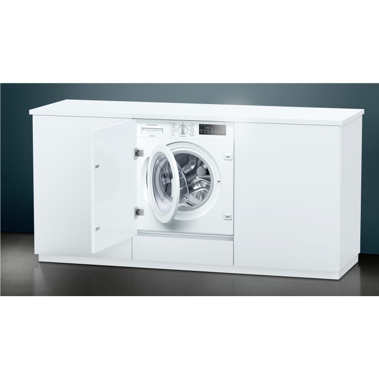 GRADE A1 - Siemens WI14W500GB 8kg 1400rpm Integrated Washing Machine - White