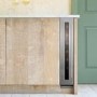 Caple Classic 15cm Wide Single Zone Under Counter Wine Cabinet - Stainless Steel Door