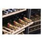 Caple Sense 46 Bottle Dual Zone Under Counter Freestanding Wine Cabinet - Stainless Steel Door