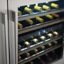Caple 44 Bottle Capacity Dual Zone Under Counter Wine Cooler