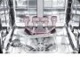 Whirlpool WIC3C23PEFUK 14 Place Setting 9.5L Integrated Full Size Dishwasher - Silver