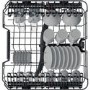 Refurbished Whirlpool WIC3C26NUK 14 Place Fully Integrated Full Size Dishwasher