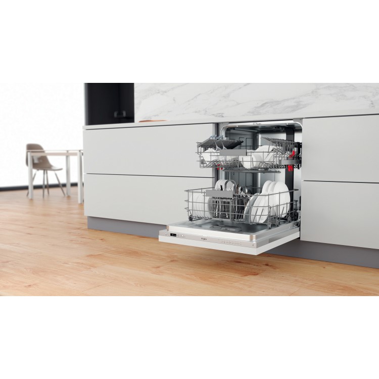 Refurbished Whirlpool WIC3C26NUK 14 Place Fully Integrated Full Size Dishwasher