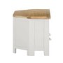 Willow Small Corner TV Unit in Cream & Oak Two Tone - TV's up to 35"