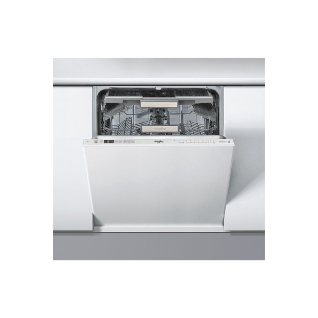 GRADE A2 - Whirlpool WIO3O43DLS 14 Place Compact Fully Integrated Dishwasher with Quick Wash - Silver