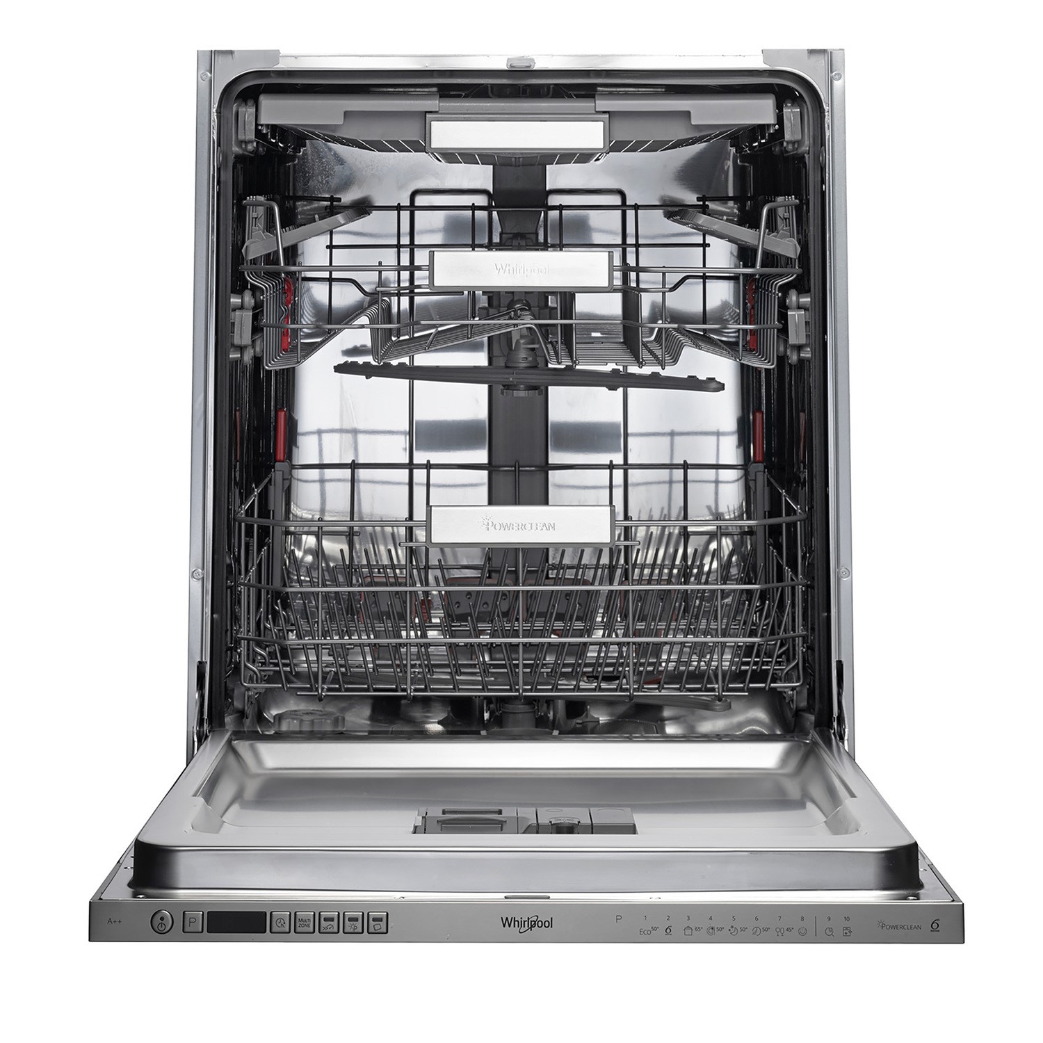 Whirlpool Wio3t123pef 14 Place Fully Integrated Dishwasher With