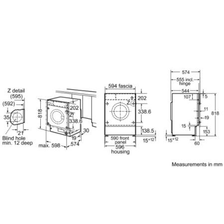 Bosch WIS24140GB Exxcel 7kg 1200rpm Fully Integrated Washing Machine