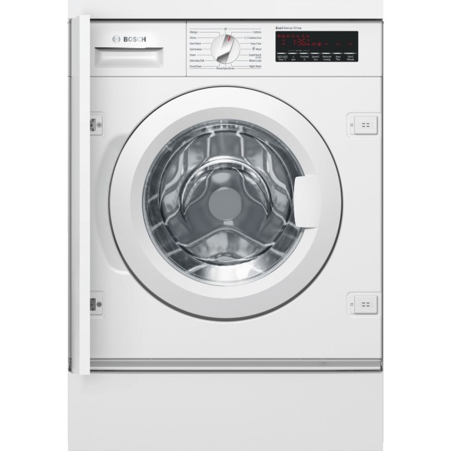 Refurbished Bosch Serie 8 WIW28500GB Integrated 8KG 1400 Spin Washing Machine White