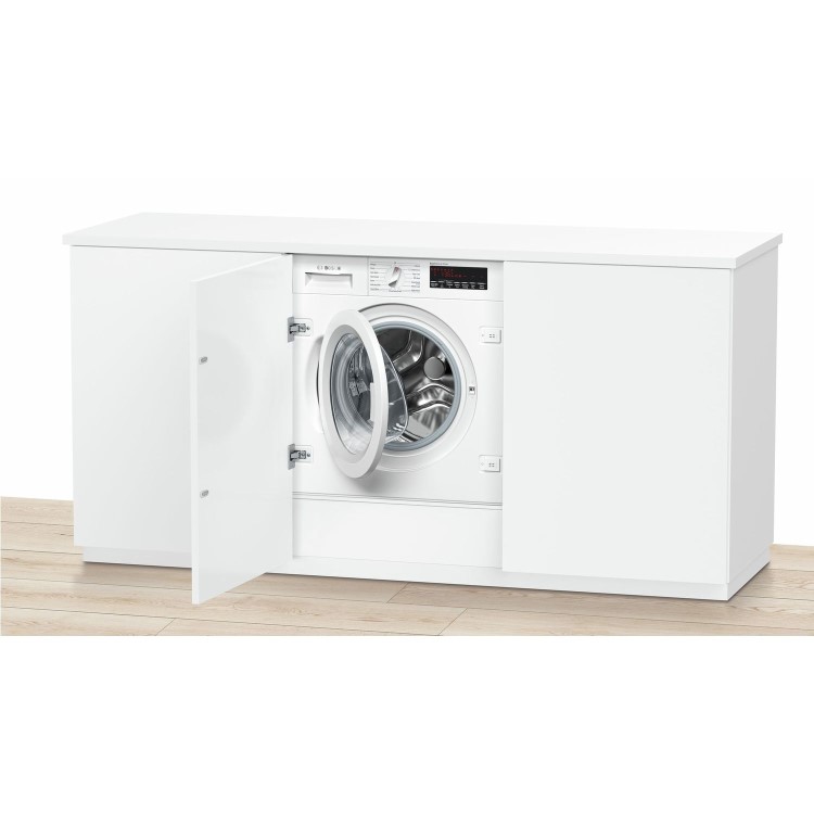 GRADE A2 - Bosch Serie 8 WIW28500GB 8kg 1400rpm Integrated Washing Machine - White