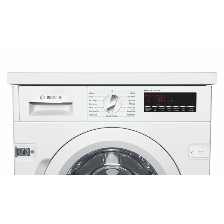 GRADE A2 - Bosch Serie 8 WIW28500GB 8kg 1400rpm Integrated Washing Machine - White