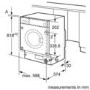 GRADE A2 - Bosch WIW28501GB Serie 8 8kg 1400rpm Integrated Washing Machine