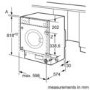 Refurbished Bosch Series 8 WIW28502GB Integrated 8KG 1400 Spin Washing Machine White