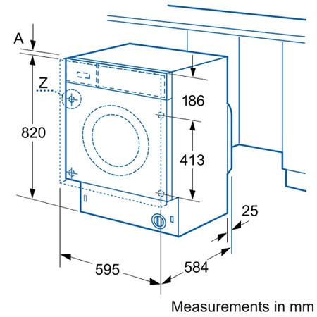 SIEMENS WK14D320GB iQ300 6kg Wash 3kg Dry Integrated Washer Dryer