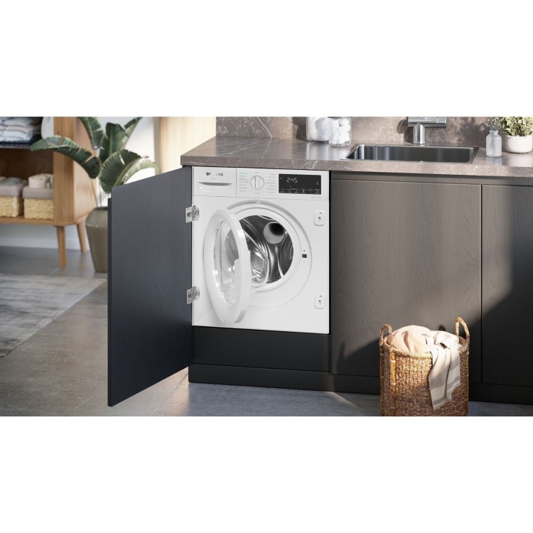 Siemens iQ500 8kg Wash 5kg Dry 1400rpm Integrated Washer Dryer - White