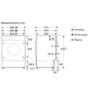 Siemens iQ500 8kg Wash 5kg Dry 1400rpm Integrated Washer Dryer - White