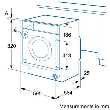 SIEMENS WK14D540GB iQ500 6kg Wash 3kg Dry Integrated Washer Dryer