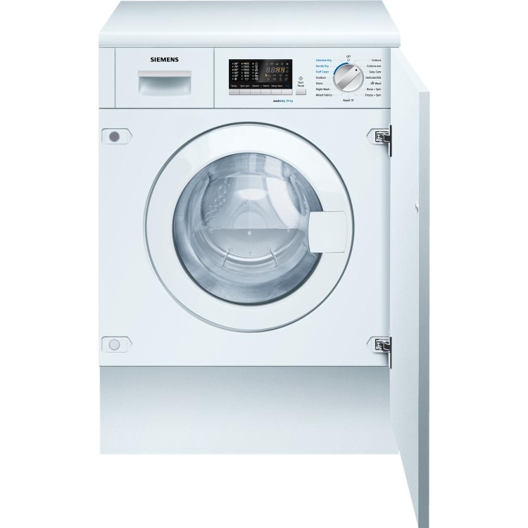 Siemens WK14D541GB iQ500 7kg Wash 4kg Dry 1400rpm Integrated Washer Dryer - White