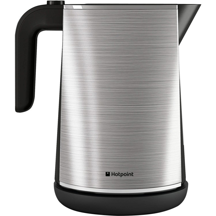 GRADE A1 - Hotpoint WK30MAX0 1.7 Litre Cordless Kettle Stainless Steel