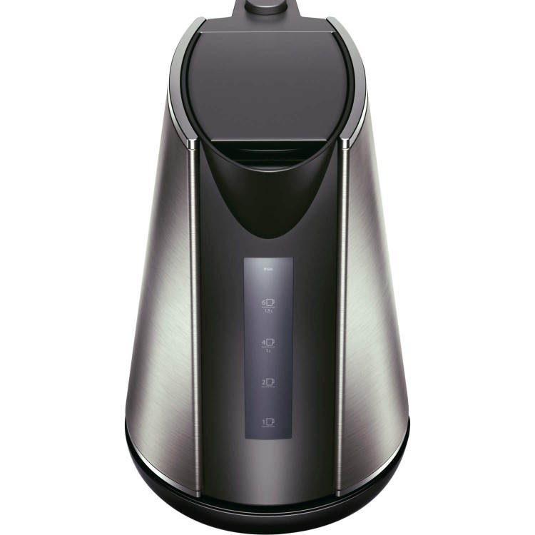 GRADE A1 - Hotpoint WK30MAX0 1.7 Litre Cordless Kettle Stainless Steel