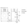 Bosch Series 4 8kg Wash 5kg Dry 1400rpm Integrated Washer Dryer - White
