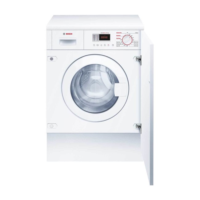 Refurbished Bosch WKD28351GB Integrated 7/4KG 1400 Spin Washer Dryer White