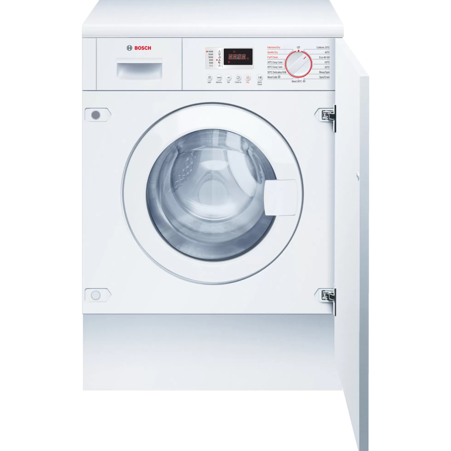 Refurbished Bosch Serie 4 WKD28352GB Integrated 7/4KG 1355 Spin Washer Dryer