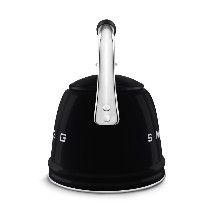 SMEG 50s Style Stovetop Kettle 2.3L capacity in Black - WKF01BL