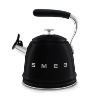SMEG 50s Style Stovetop Kettle 2.3L capacity in Black - WKF01BL