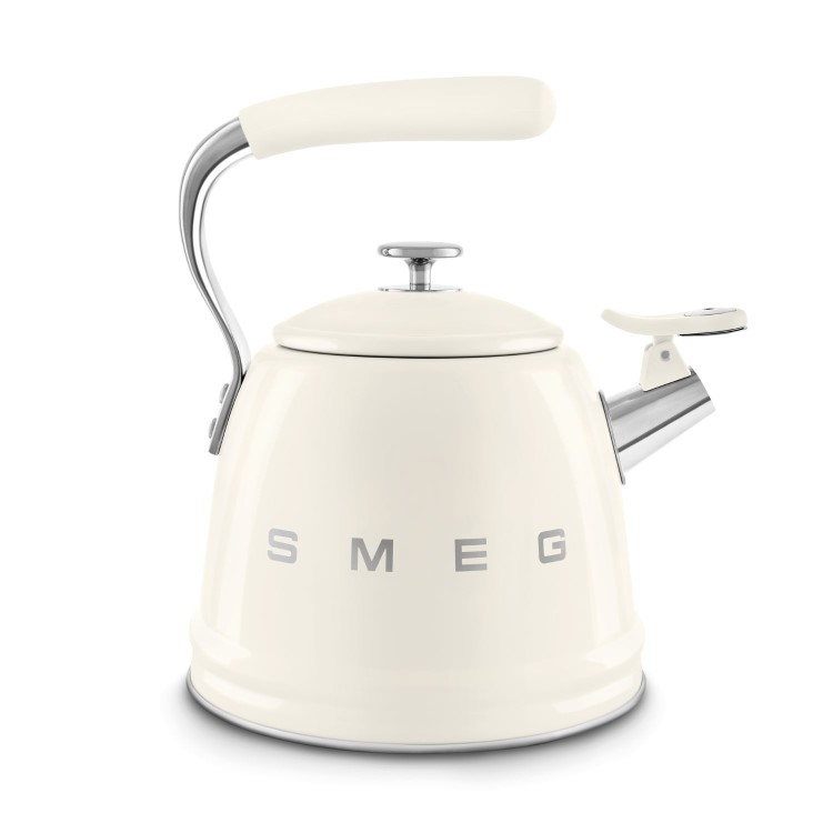 Smeg 50's Style Stovetop Kettle 2.3L capacity in Cream - WKF01CRUK