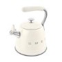 Smeg 50's Style Stovetop Kettle 2.3L capacity in Cream - WKF01CRUK