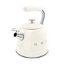 Smeg 50's Style Stovetop Kettle 2.3L capacity in Cream - WKF01CRUK