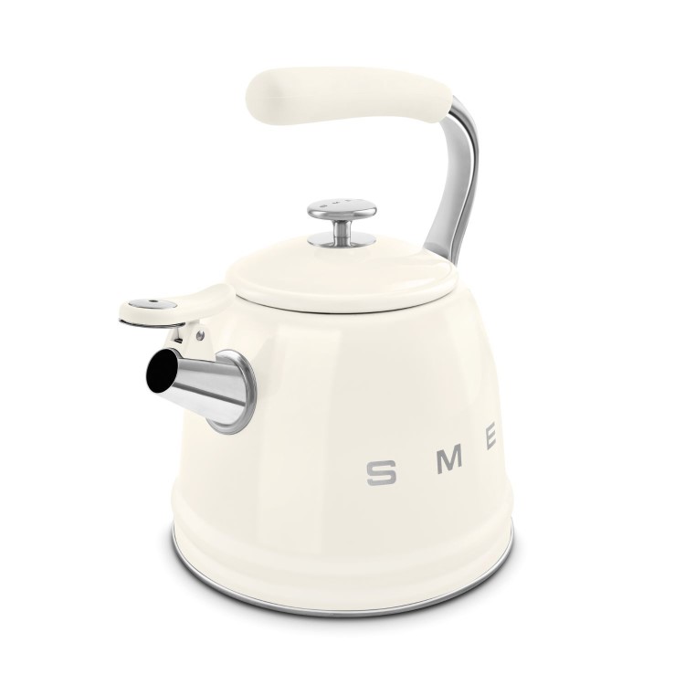 Smeg 50's Style Stovetop Kettle 2.3L capacity in Cream - WKF01CRUK