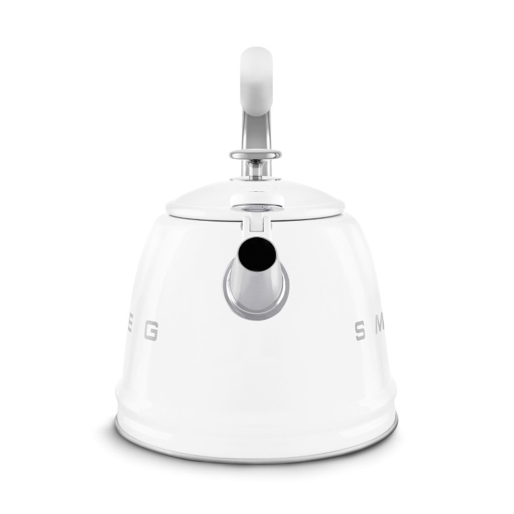 Smeg 50's Style Stovetop Kettle 2.3L capacity in White - WKF01WHUK